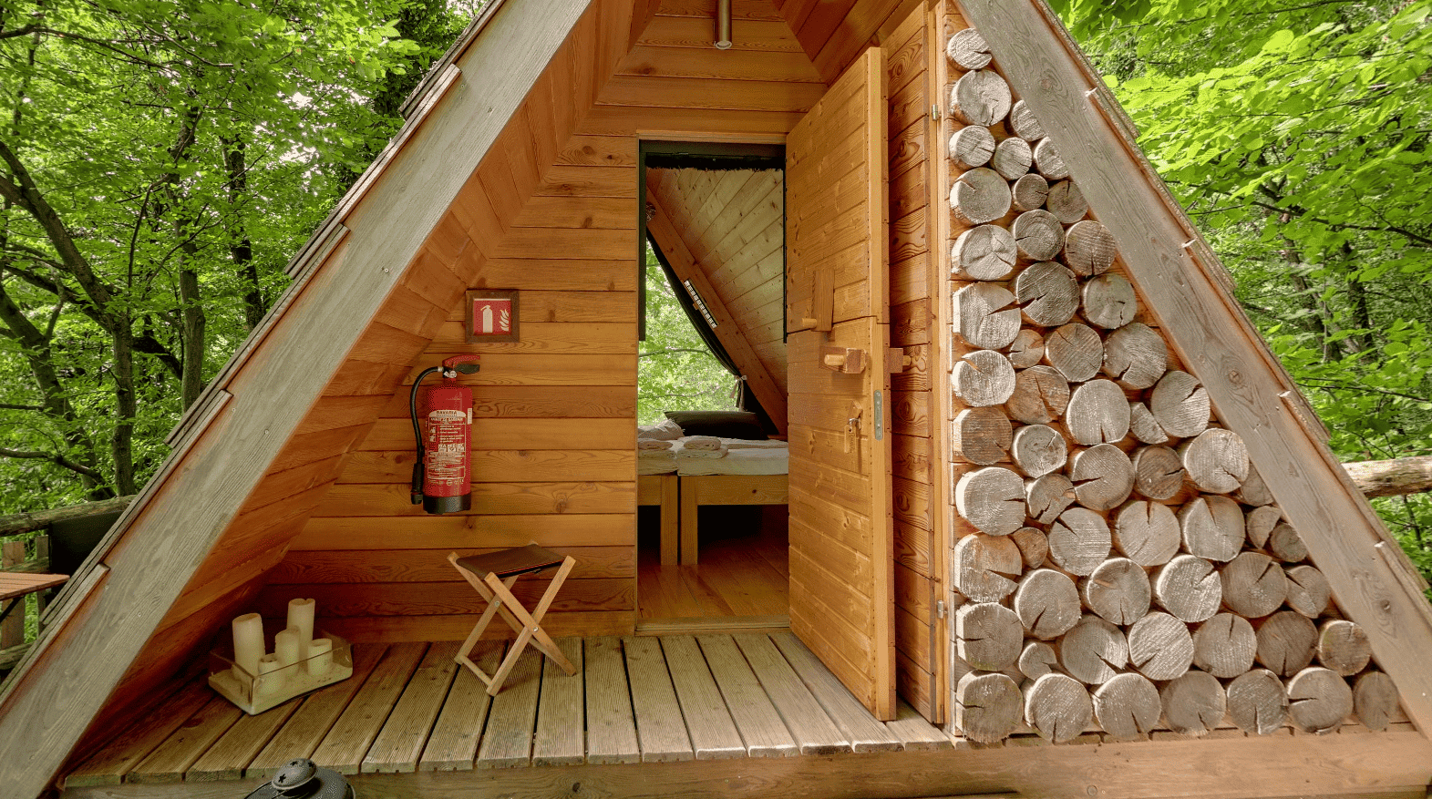 Glamping Savinja: Triangular Wooden Lodge foto 2