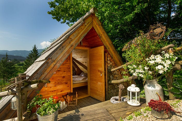 Glamping Savinja: Triangular Wooden Lodge foto 4